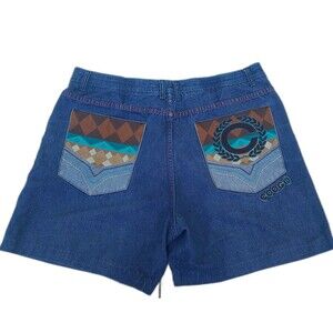 Vintage Y2k Coogi Denim shorts Cutoff Baggy Jorts